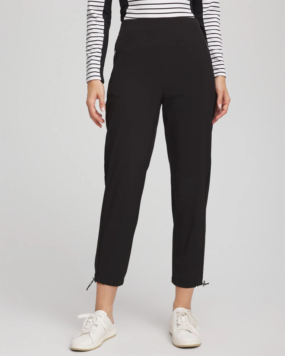 Chico's Outlet - Zenergy® UPF Rib Mix Cropped Pants