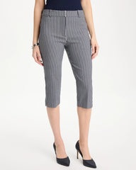 Chico's US - Emme Slim Striped Capri Pants