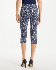 Chico's / Brigitte™ Slim Printed Pull-On Capri Pant