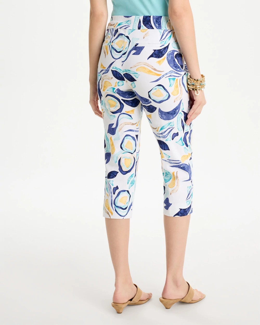 Chico's Online - Brigitte™ Slim Handpainted Pull-On Capri