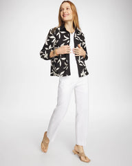 Chico's / Emme Fly Front Straight Crop Pants
