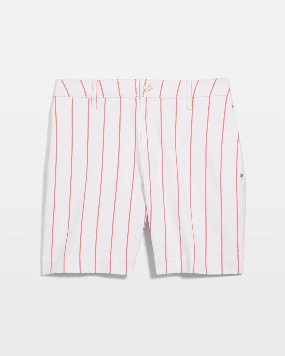 Chico's US - Striped Rivet Denim Trouser Shorts