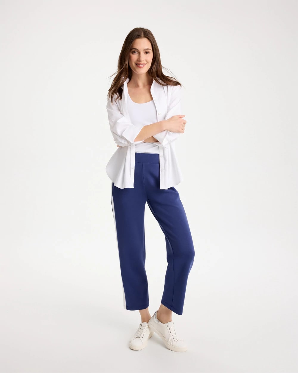 Chico's Discount - Zenergy® Soft Contrast Crop Pants
