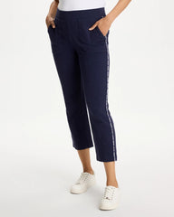 Chico's For Sale - Zenergy® Jersey Striped Crop Pants