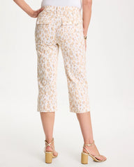 Chico's Sale - Animal Print Emme Sateen Straight Capri Pants