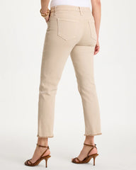 Chico's Outlet - Girlfriend Slim Frayed Crop Jeans