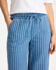 Chico's Online - Gauze Striped Wide Crop Jean