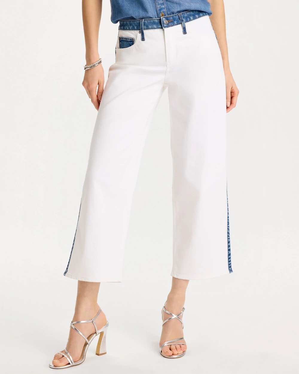 Chico's US - Girlfriend Straight Colorblock Jeans