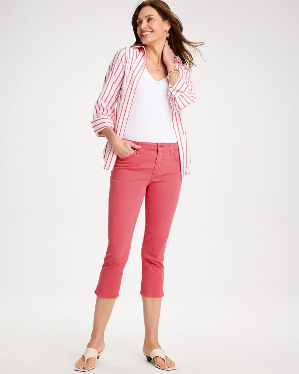 Chico's US - Girlfriend Slim Capri Jeans