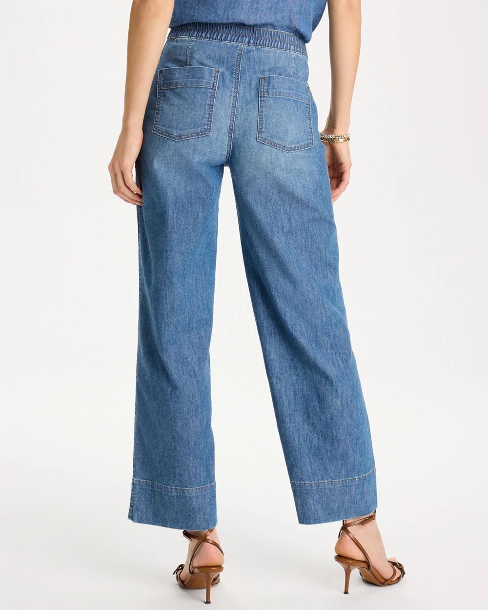 Chico's For Sale - Lightweight Wide-Leg Ankle Jeans