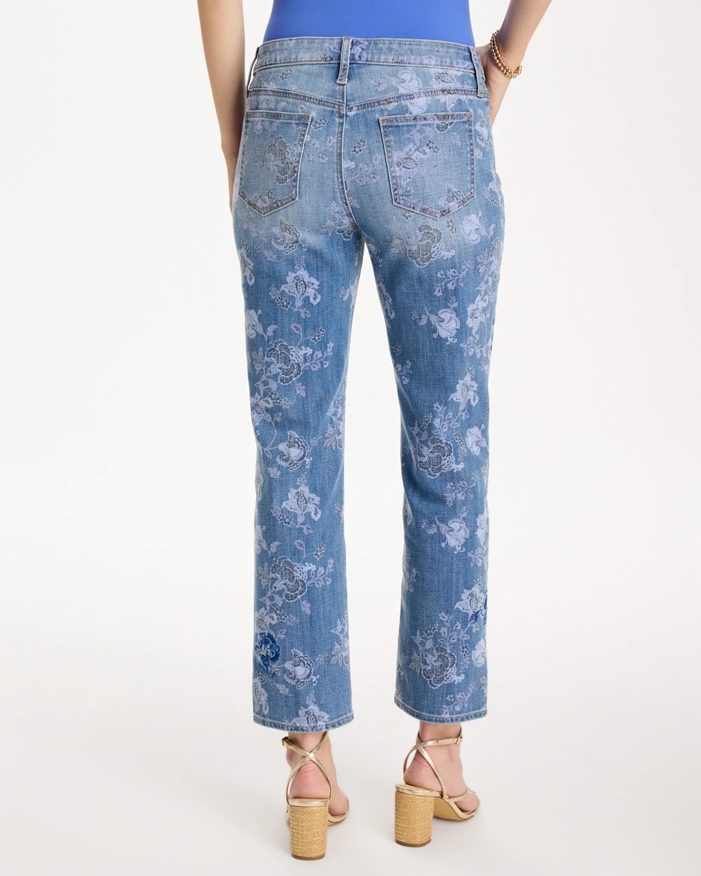 Chico's On Sale - Embellished Girlfriend Crop Jean