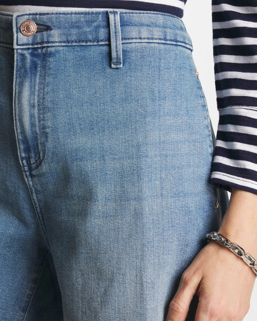 Chico's Discount - Denim Trouser Shorts