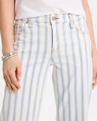 Chico's Sale - Striped Relaxed Boyfriend Jean