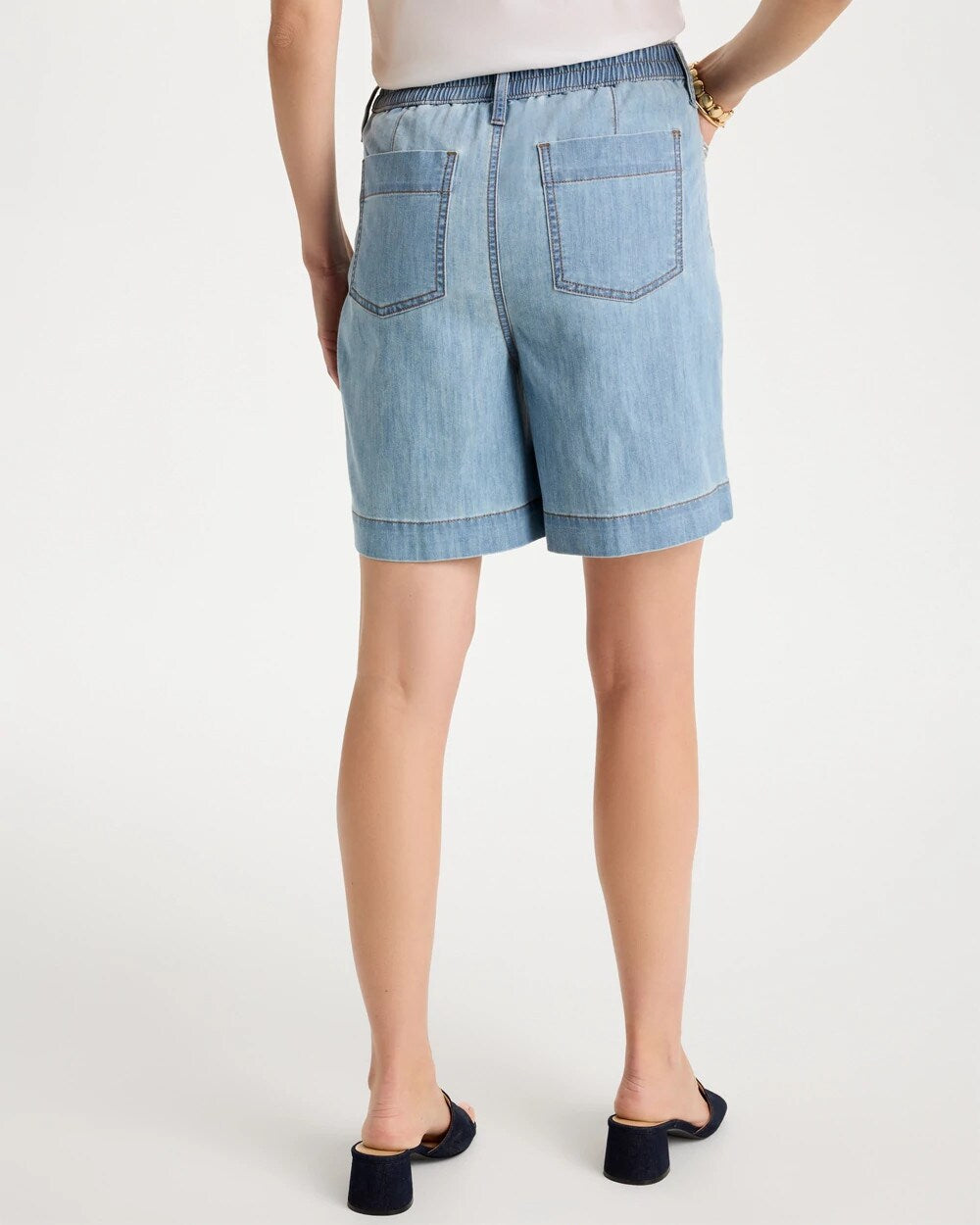 Chico's On Sale - Embellished Lightweight Jean Shorts