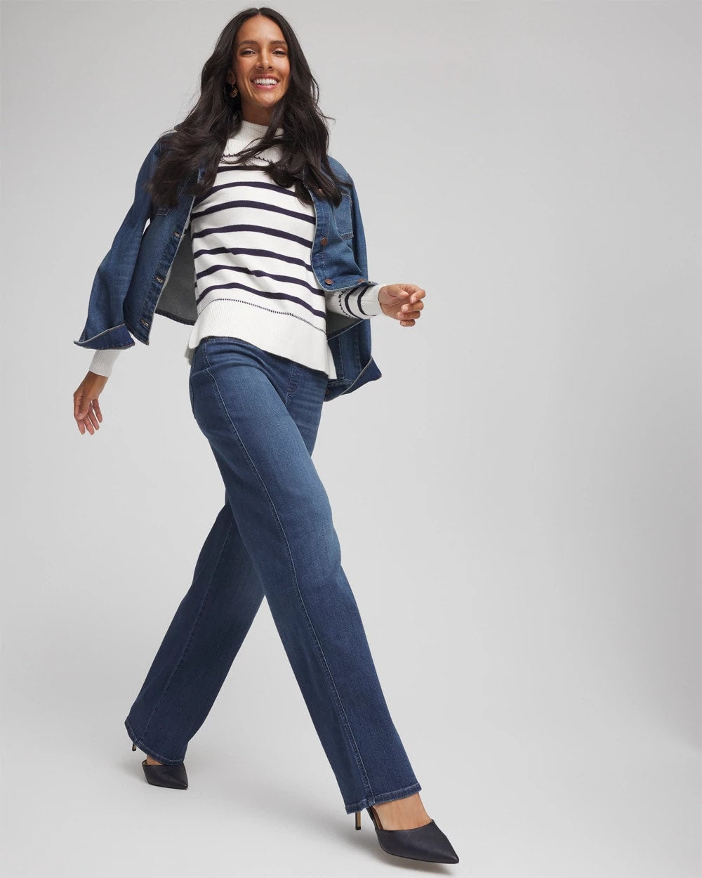 Chico's / Pull On Wide Jean