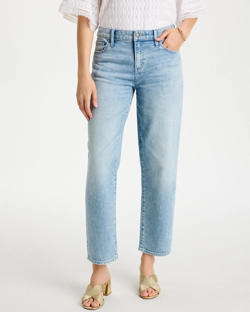 Chico's On Sale - Relaxed Boyfriend Rolled Hem Jean