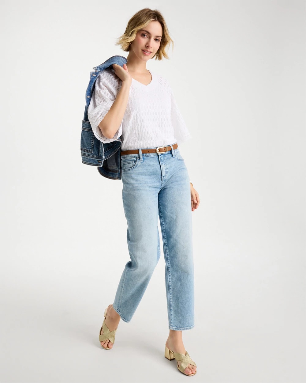 Chico's On Sale - Relaxed Boyfriend Rolled Hem Jean