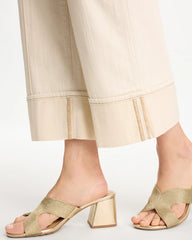 Chico's Outlet - Pintuck Cuffed Cropped Jeans