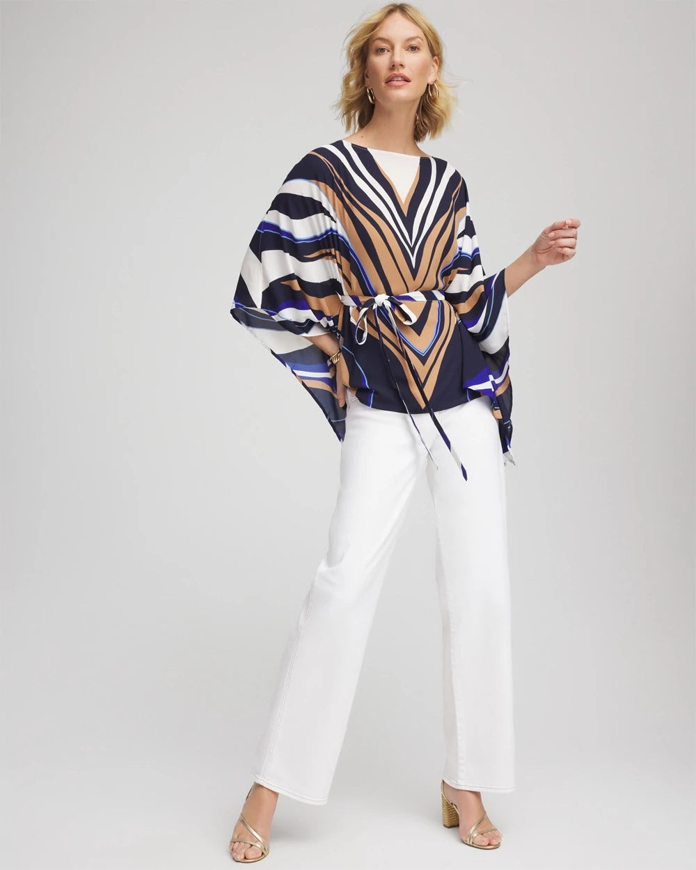 Chico's / Seeded Pull-On Wide-Leg Jeans