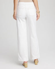 Chico's / Seeded Pull-On Wide-Leg Jeans