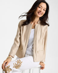 Chico's Sale - Sheen Stand Collar Jacket