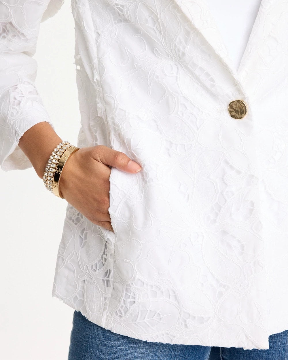 Chico's US - Classic Lace Blazer