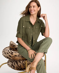 Chico's For Sale - Linen Cargo Jacket