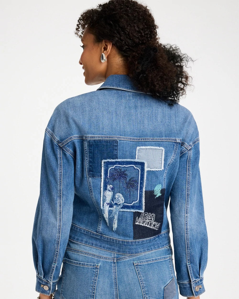 Chico's Online - Denim Parrot Pocket Jacket
