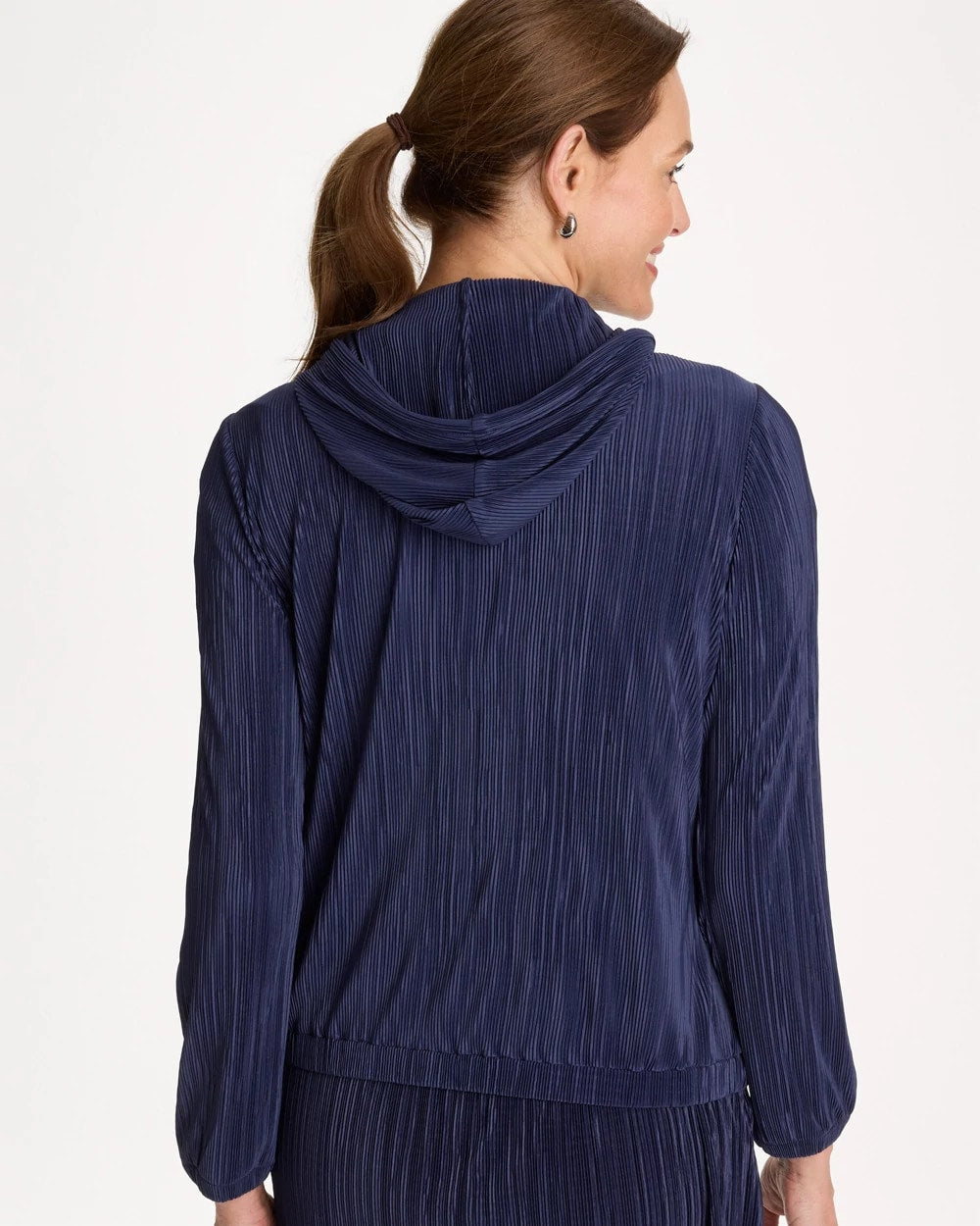 Chico's US - Zenergy® Micro Plisse Hooded Jacket