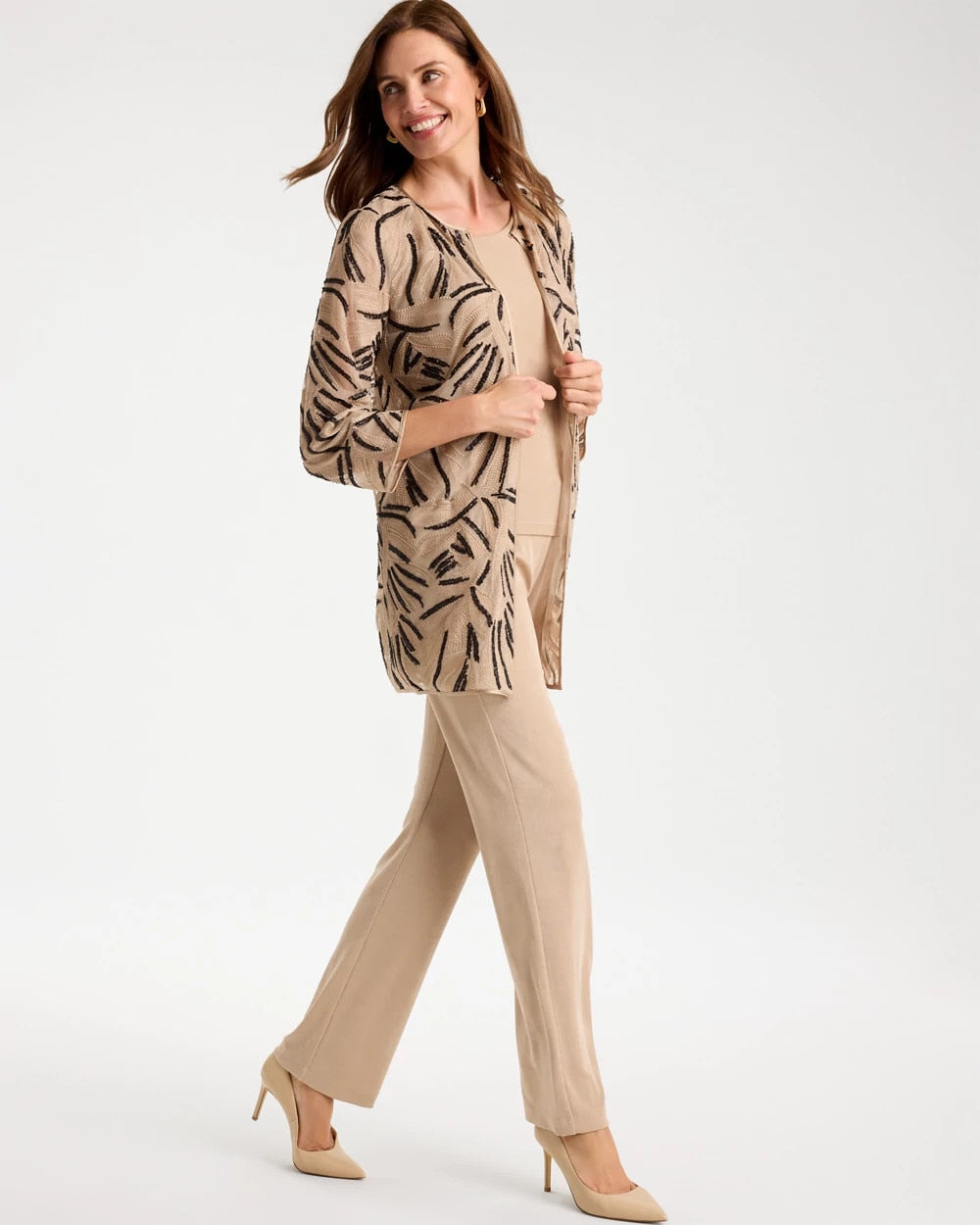 Chico's Sale - Travelers™ Collection Embroidered Sequins Jacket