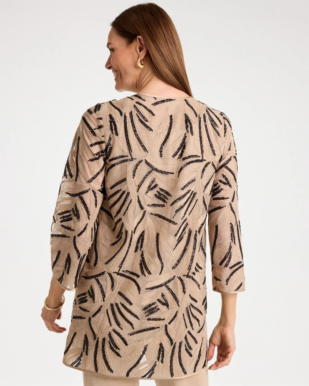 Chico's Sale - Travelers™ Collection Embroidered Sequins Jacket