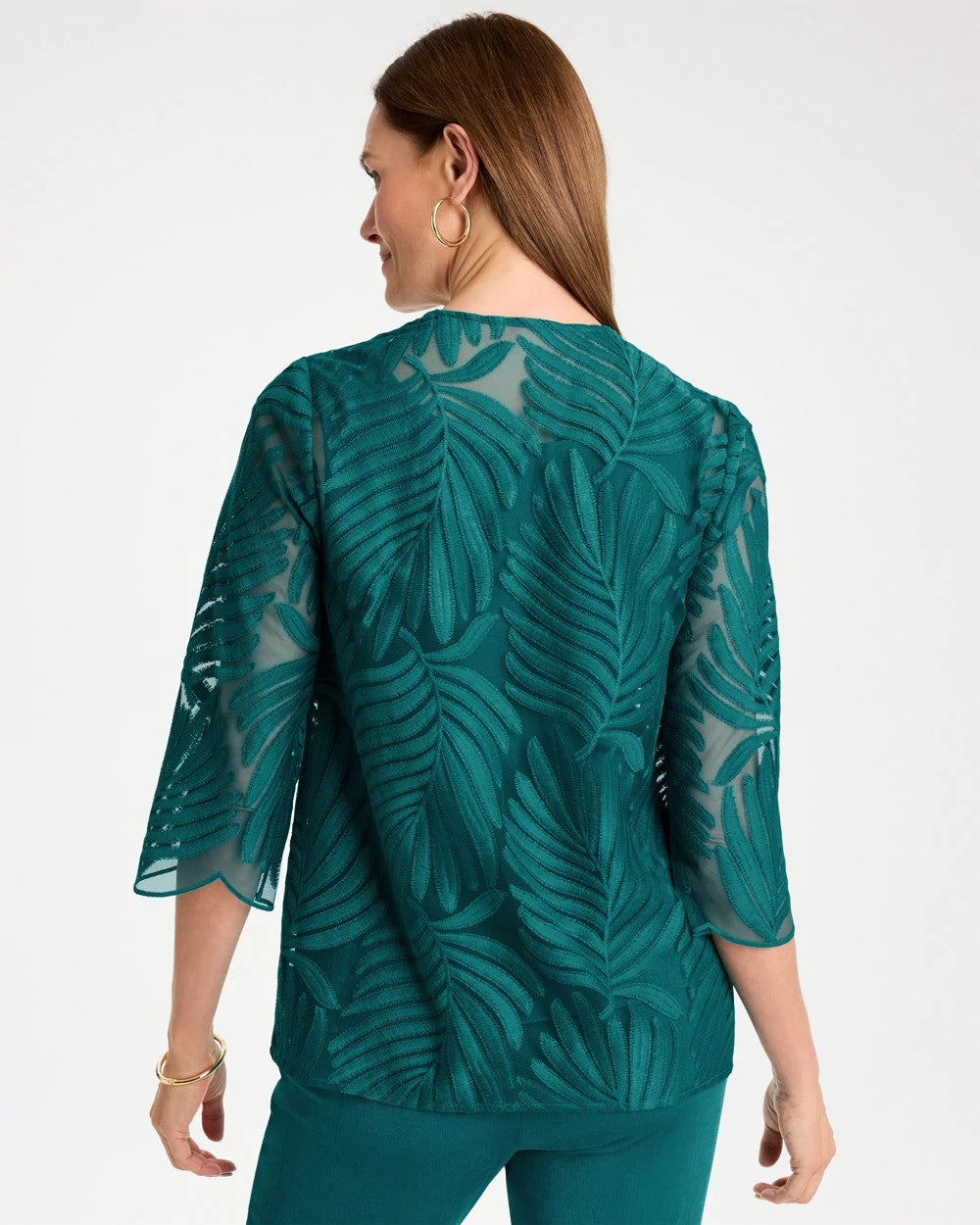 Chico's On Sale - Travelers™ Collection Palm Frond Sheer Jacket