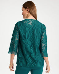 Chico's On Sale - Travelers™ Collection Palm Frond Sheer Jacket