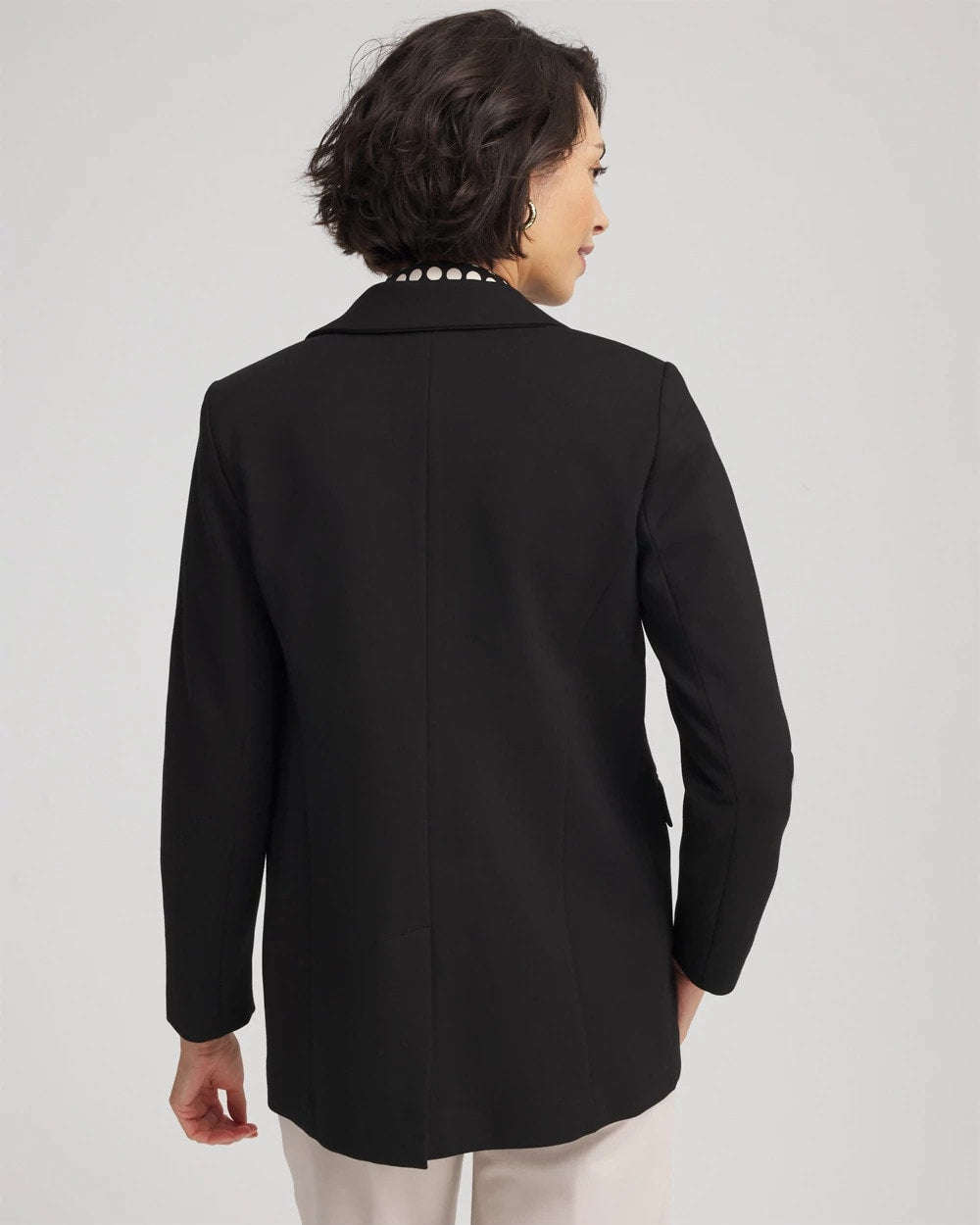 Chico's US - Ponte Double-Breasted Knit Blazer