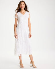 Chico's US - Knit Burnout Floral Dress