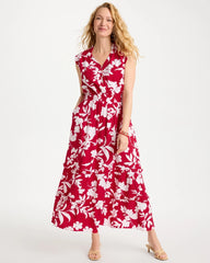 Chico's Discount - Smocked Floral Maxi Dress