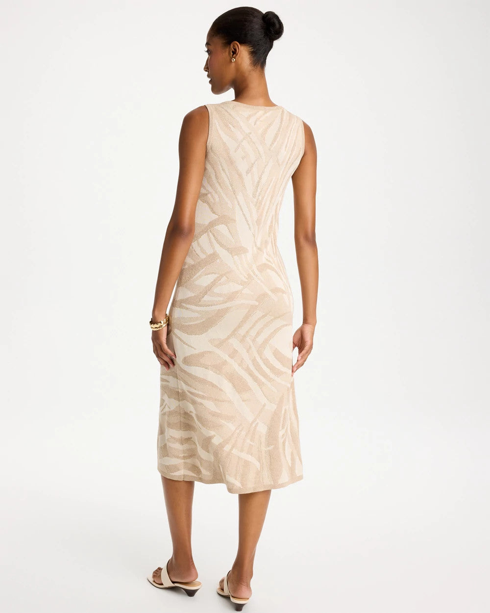 Chico's Sale - Knit Printed Sweater Dress