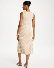Chico's Sale - Knit Printed Sweater Dress