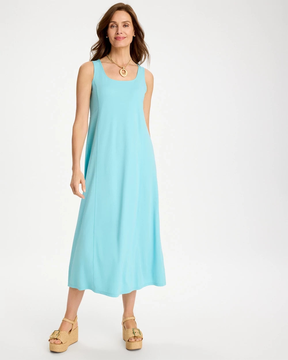 Chico's On Sale - Ponte Seamed Maxi Dress