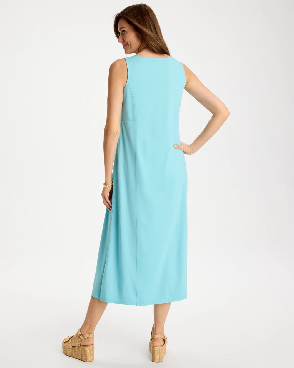 Chico's On Sale - Ponte Seamed Maxi Dress