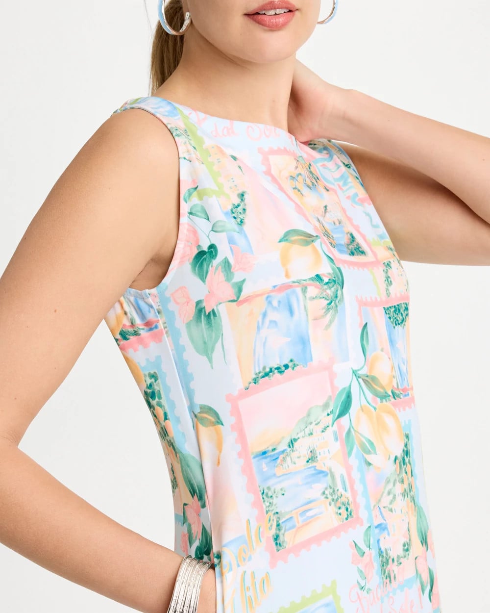 Chico's For Sale - Jersey Knit Positano Shift Dress