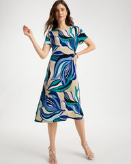 Chico's On Sale - Travelers™ Marble Flora Swing Dress