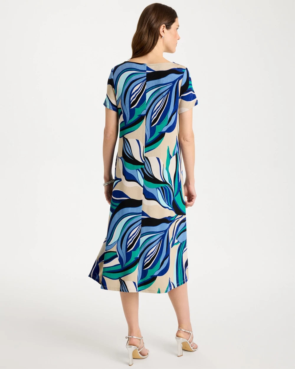 Chico's On Sale - Travelers™ Marble Flora Swing Dress