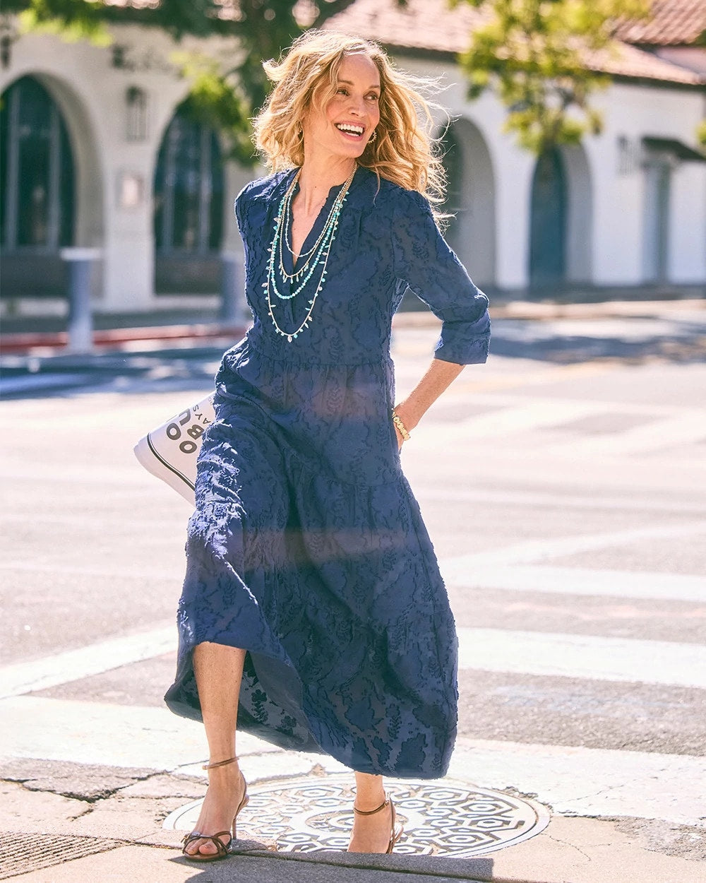 Chico's US - Tiered Lace Dress