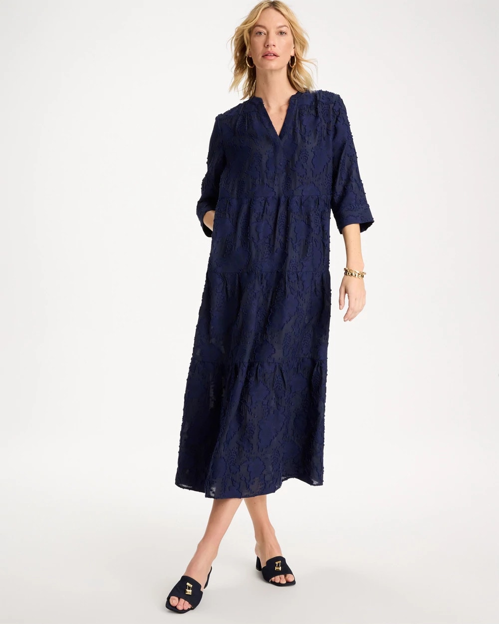 Chico's US - Tiered Lace Dress