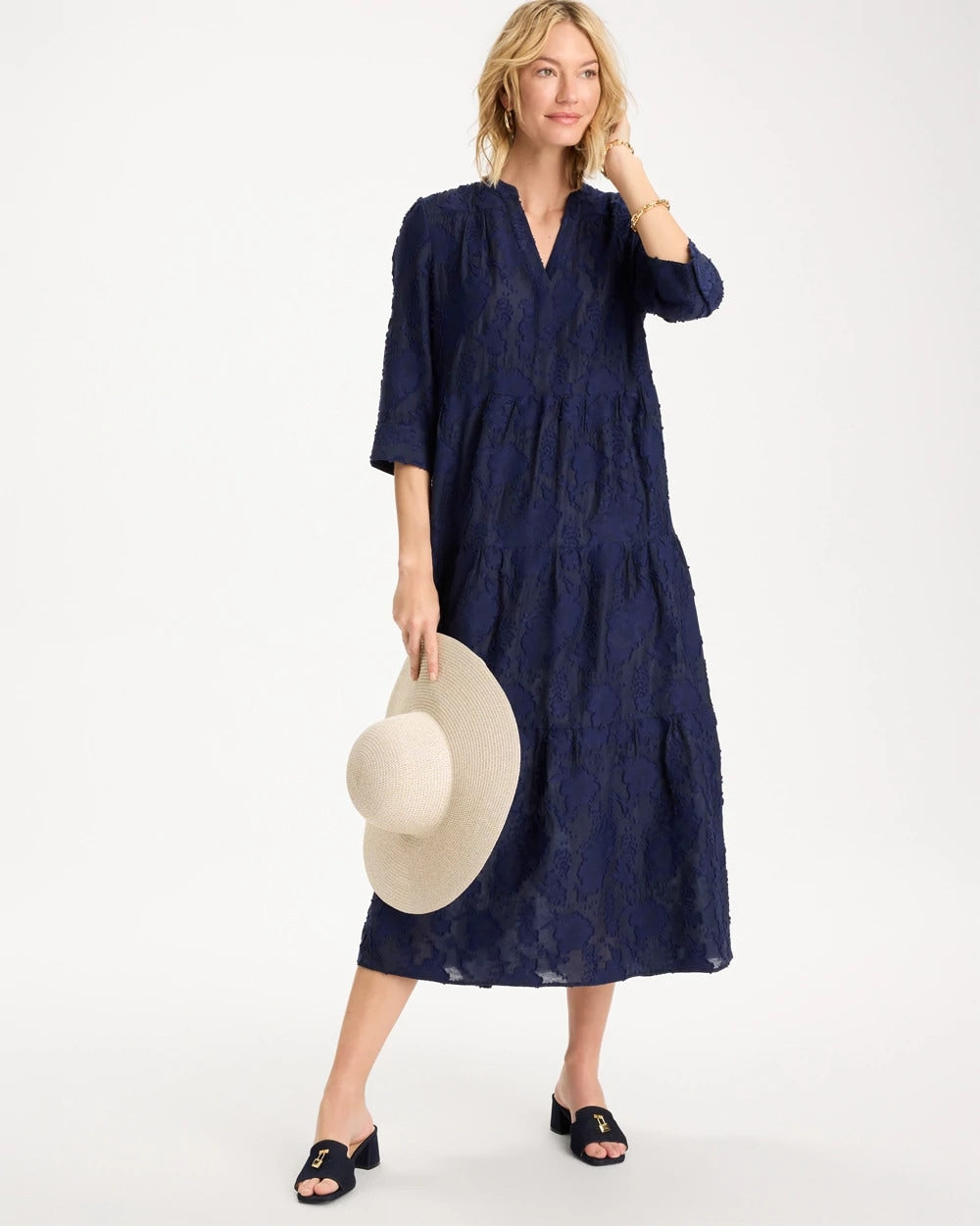 Chico's US - Tiered Lace Dress
