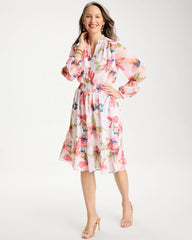 Chico's / Georgette Trapunto Pullover Dress