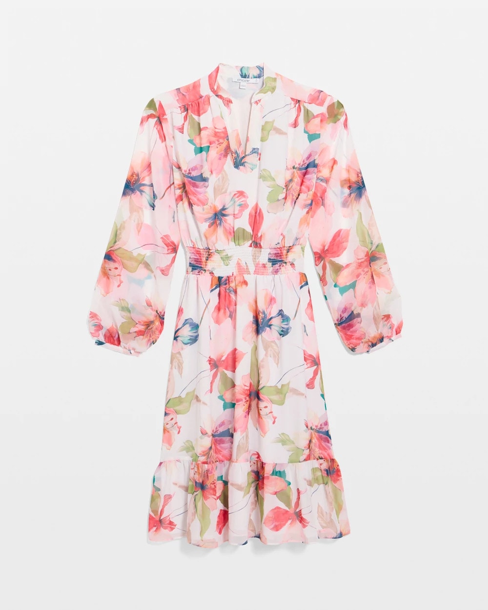 Chico's / Georgette Trapunto Pullover Dress