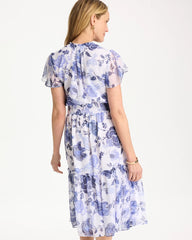 Chico's Discount - Floral Smocked Waist Dress