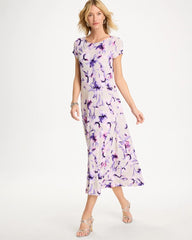 Chico's On Sale - Travelers™ Amethyst Iris Maxi Dress